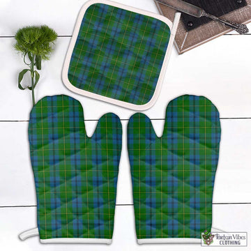 Johnstone (Johnston) Tartan Combo Oven Mitt & Pot-Holder