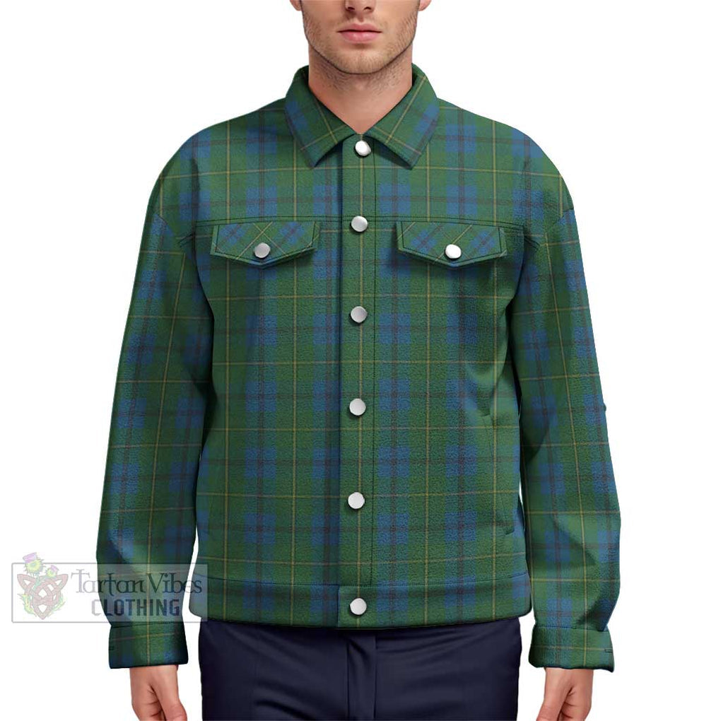 Johnstone (Johnston) Tartan Unisex Lapel Cotton Jacket Unisex - Tartan Vibes Clothing