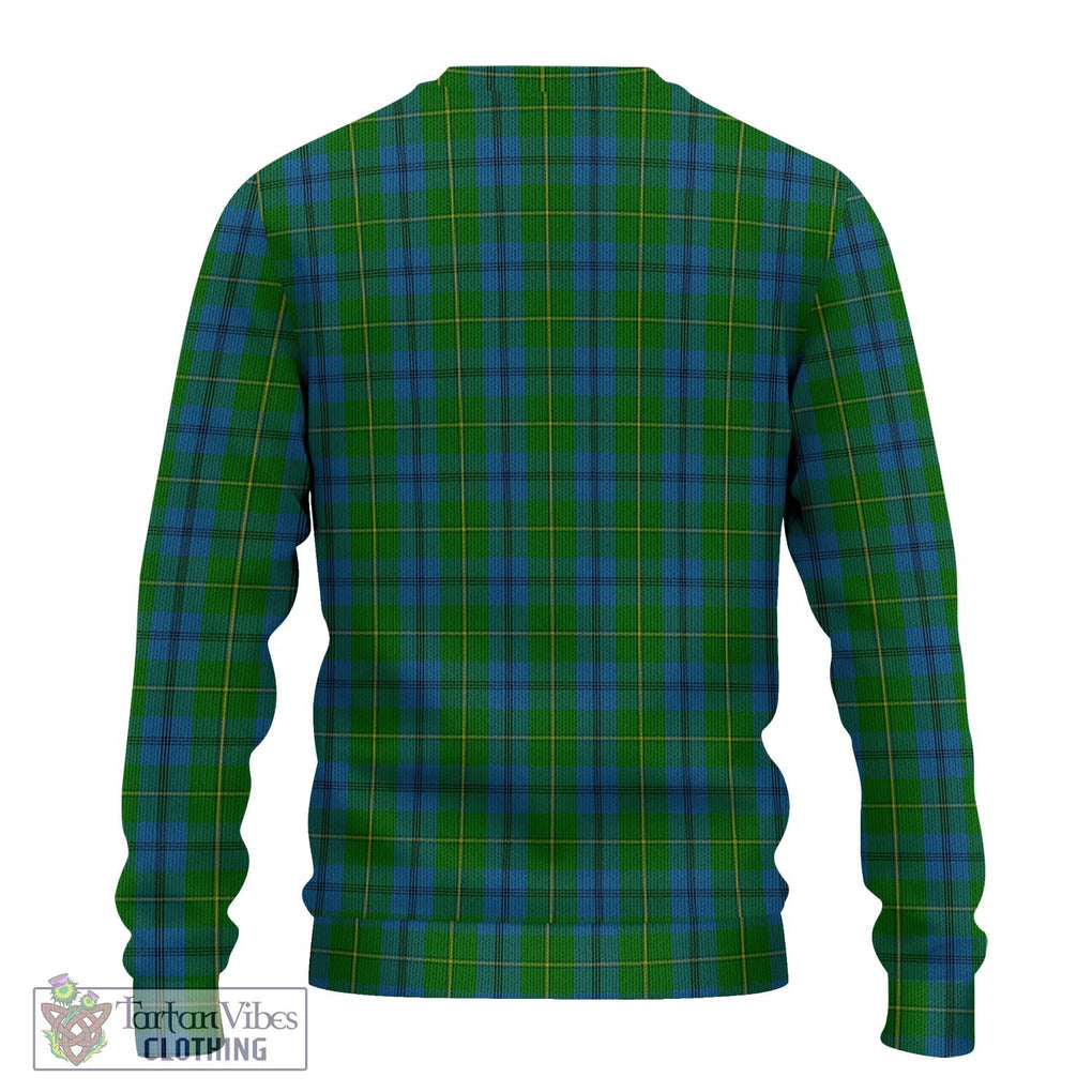 Johnstone (Johnston) Tartan Knitted Sweater with Family Crest DNA In Me Style - Tartanvibesclothing Shop