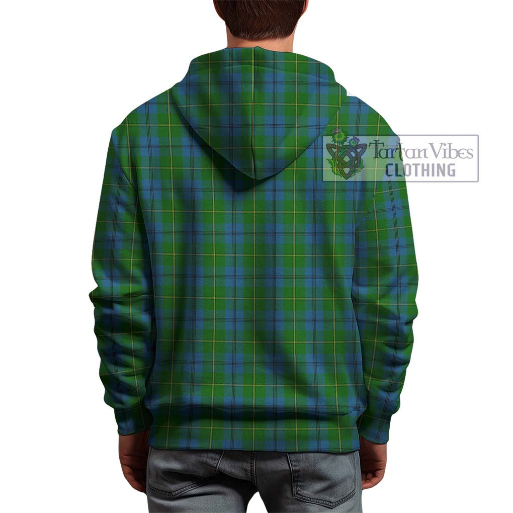 Johnstone (Johnston) Tartan Hoodie with Family Crest DNA In Me Style - Tartanvibesclothing Shop