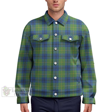 Johnstone Ancient Tartan Unisex Lapel Cotton Jacket