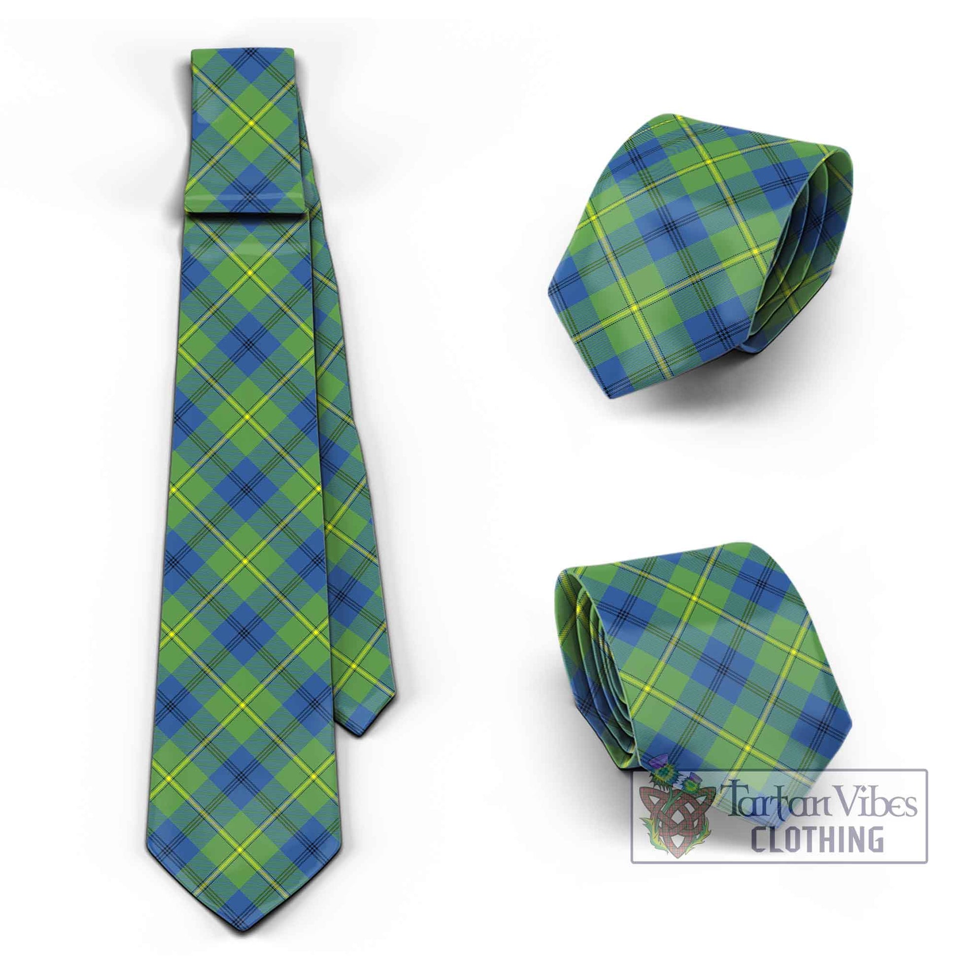 Tartan Vibes Clothing Johnstone Ancient Tartan Classic Necktie Cross Style