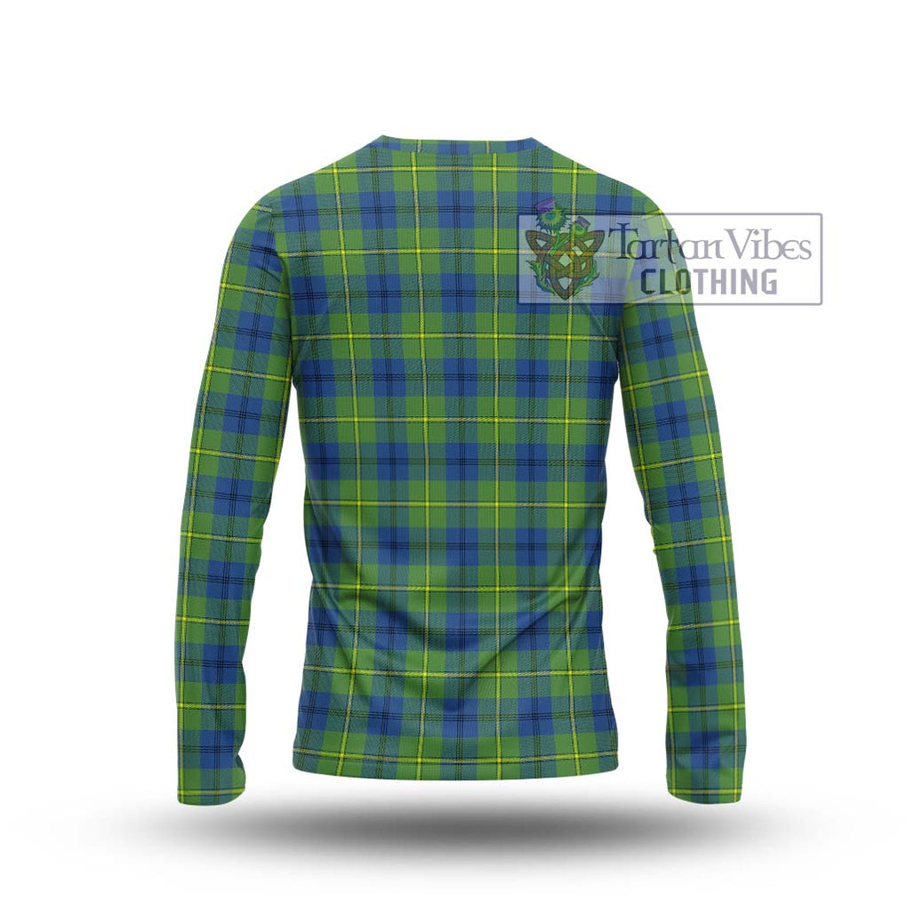 Johnstone Ancient Tartan Long Sleeve T-Shirt with Family Crest DNA In Me Style - Tartanvibesclothing Shop