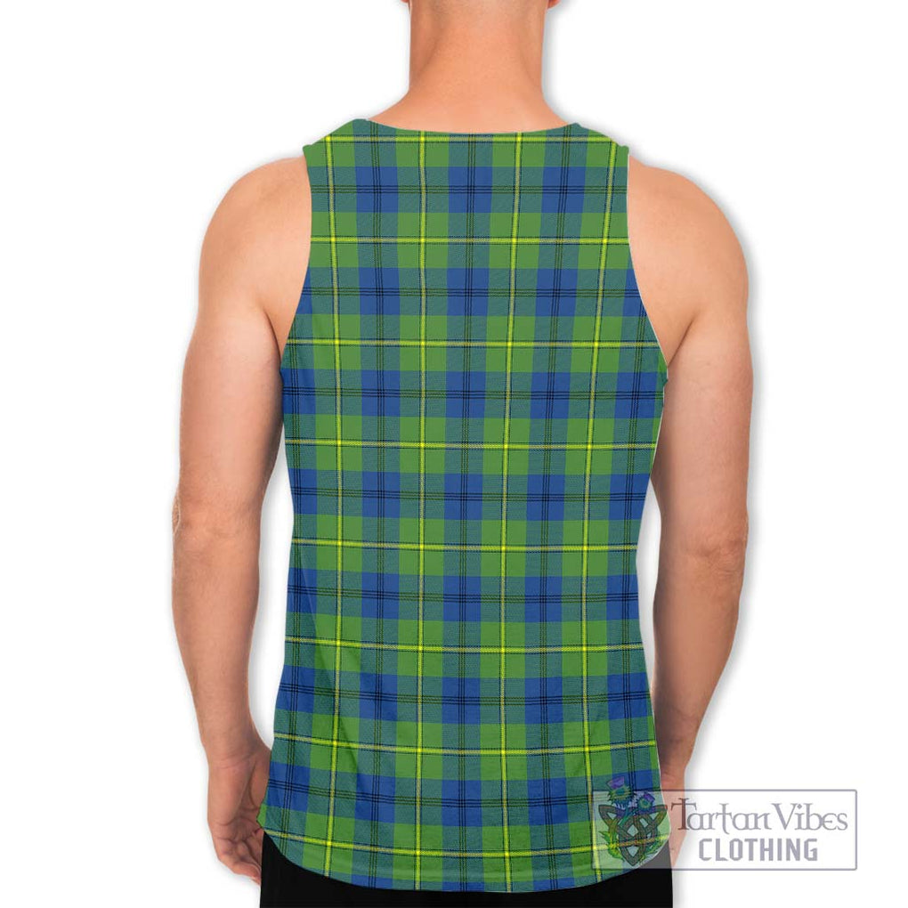 Johnstone Ancient Tartan Men's Tank Top with Family Crest DNA In Me Style - Tartanvibesclothing Shop