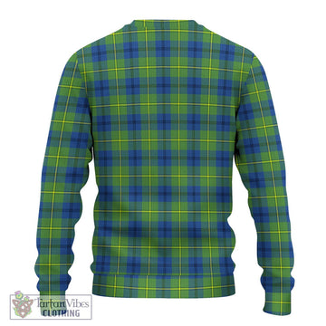 Johnstone Ancient Tartan Ugly Sweater with Family Crest DNA In Me Style