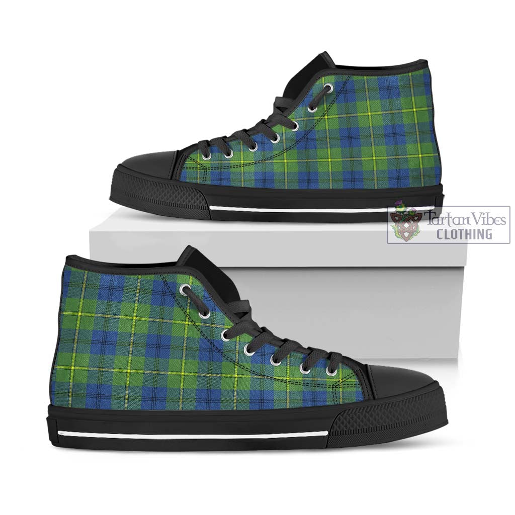 Tartan Vibes Clothing Johnstone Ancient Tartan High Top Shoes