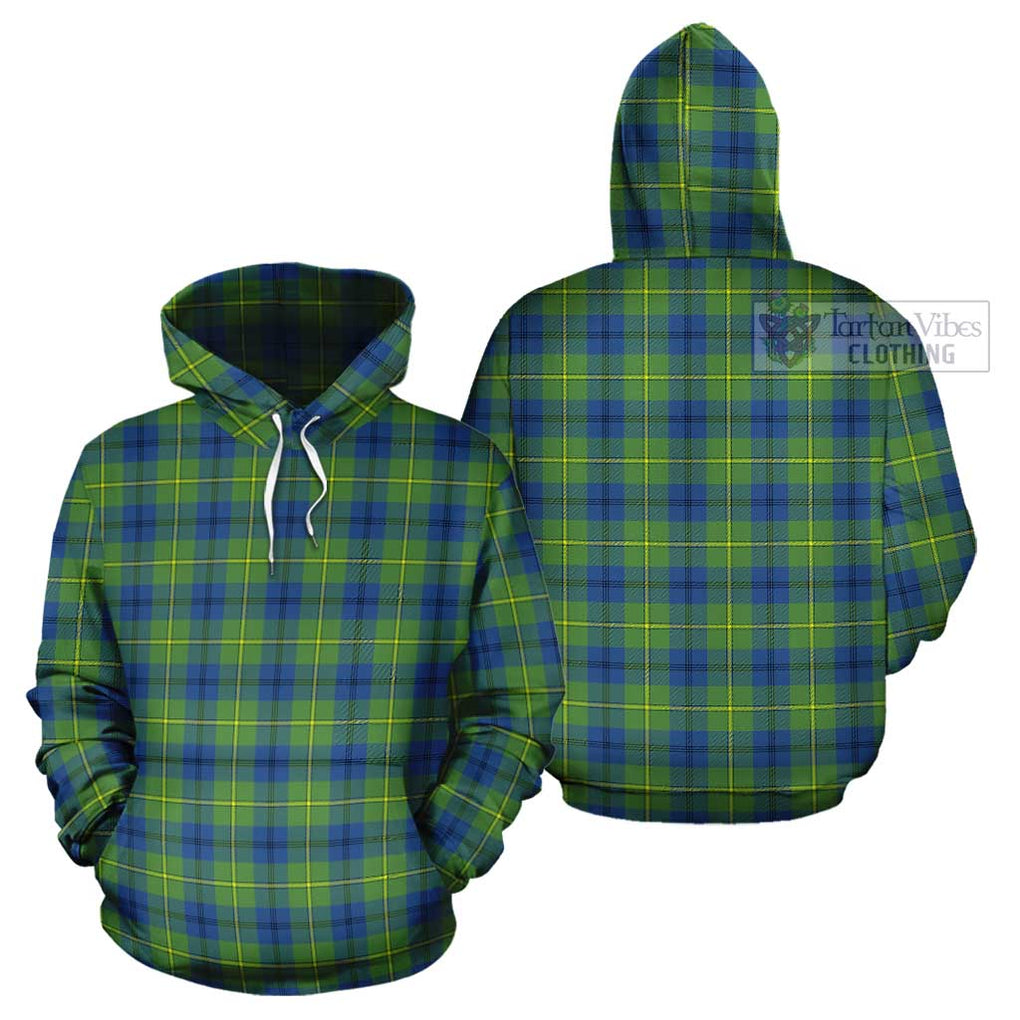 Johnstone Ancient Tartan Cotton Hoodie Pullover Hoodie - Tartan Vibes Clothing