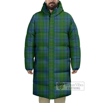 Johnstone (Johnston) Tartan Long Down Jacket