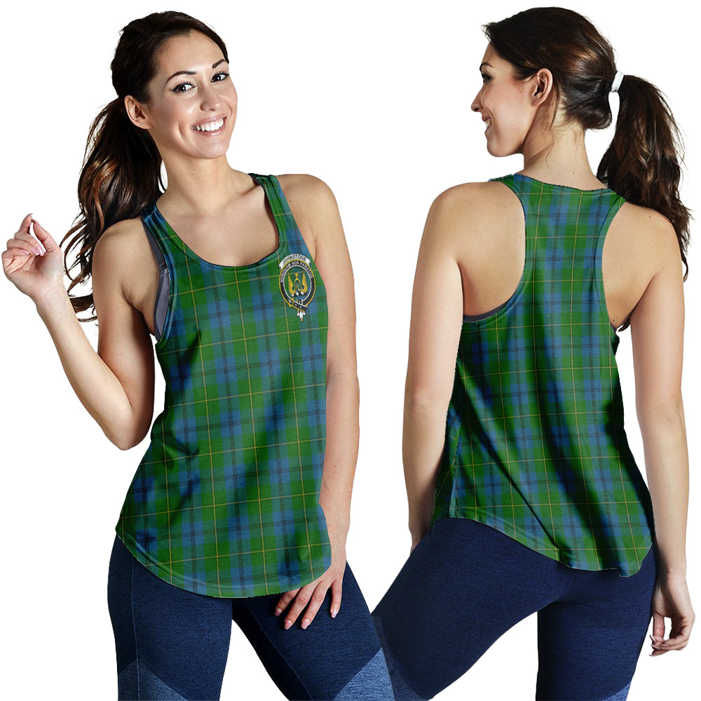 johnstone-johnston-tartan-women-racerback-tanks-with-family-crest