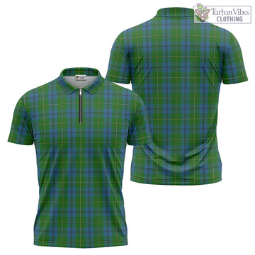 Johnstone (Johnston) Tartan Zipper Polo Shirt