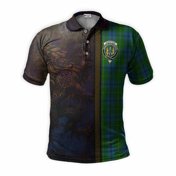 Johnstone (Johnston) Tartan Family Crest Polo Shirt Alba Gu Brath Be Brave Lion Ancient Style Kid - Tartan Vibes Clothing