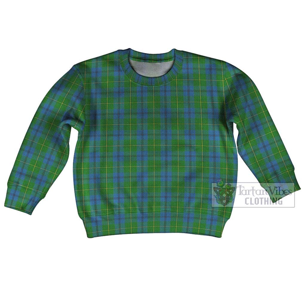 Tartan Vibes Clothing Johnstone (Johnston) Tartan Kid Ugly Sweater