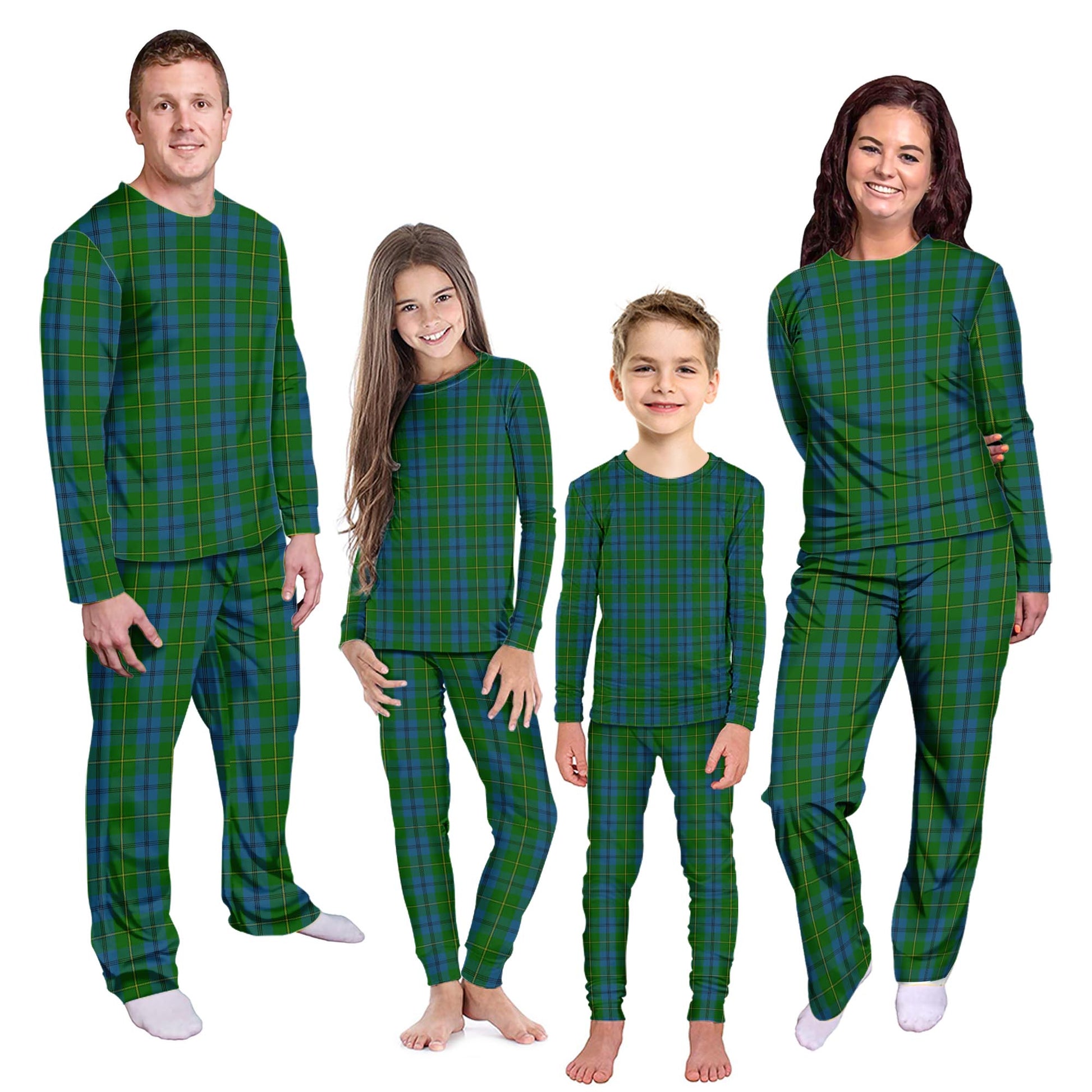 Johnstone (Johnston) Tartan Pajamas Family Set Kid - Tartan Vibes Clothing