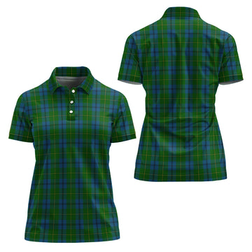 Johnstone (Johnston) Tartan Polo Shirt For Women