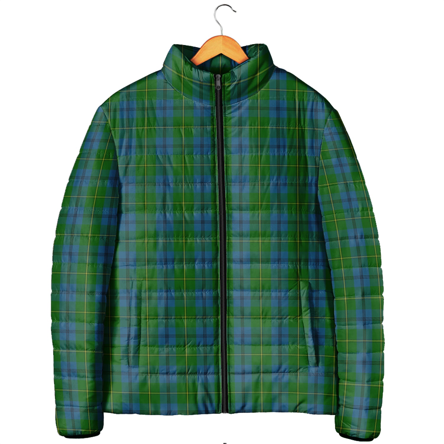 Johnstone (Johnston) Tartan Padded Jacket Men's Padded Jacket - Tartan Vibes Clothing