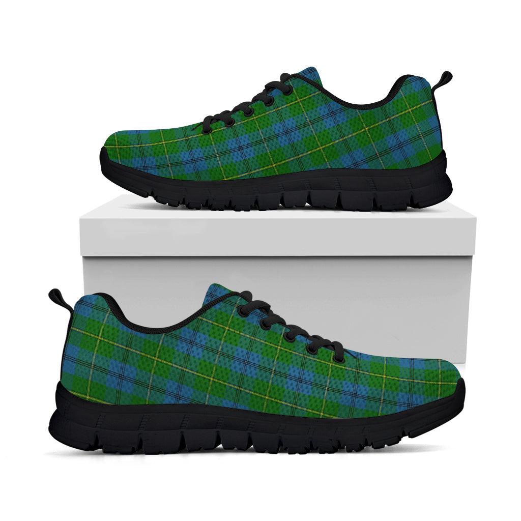 Johnstone (Johnston) Tartan Sneakers Kid's Sneakers - Tartan Vibes Clothing