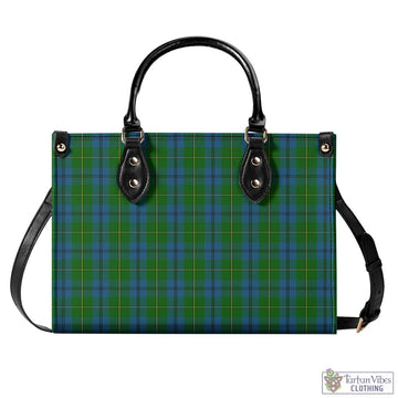 Johnstone (Johnston) Tartan Luxury Leather Handbags