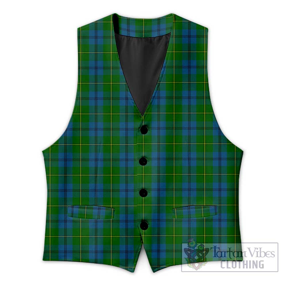 Tartan Vibes Clothing Johnstone (Johnston) Tartan Men's Sleeveless Suit Vest