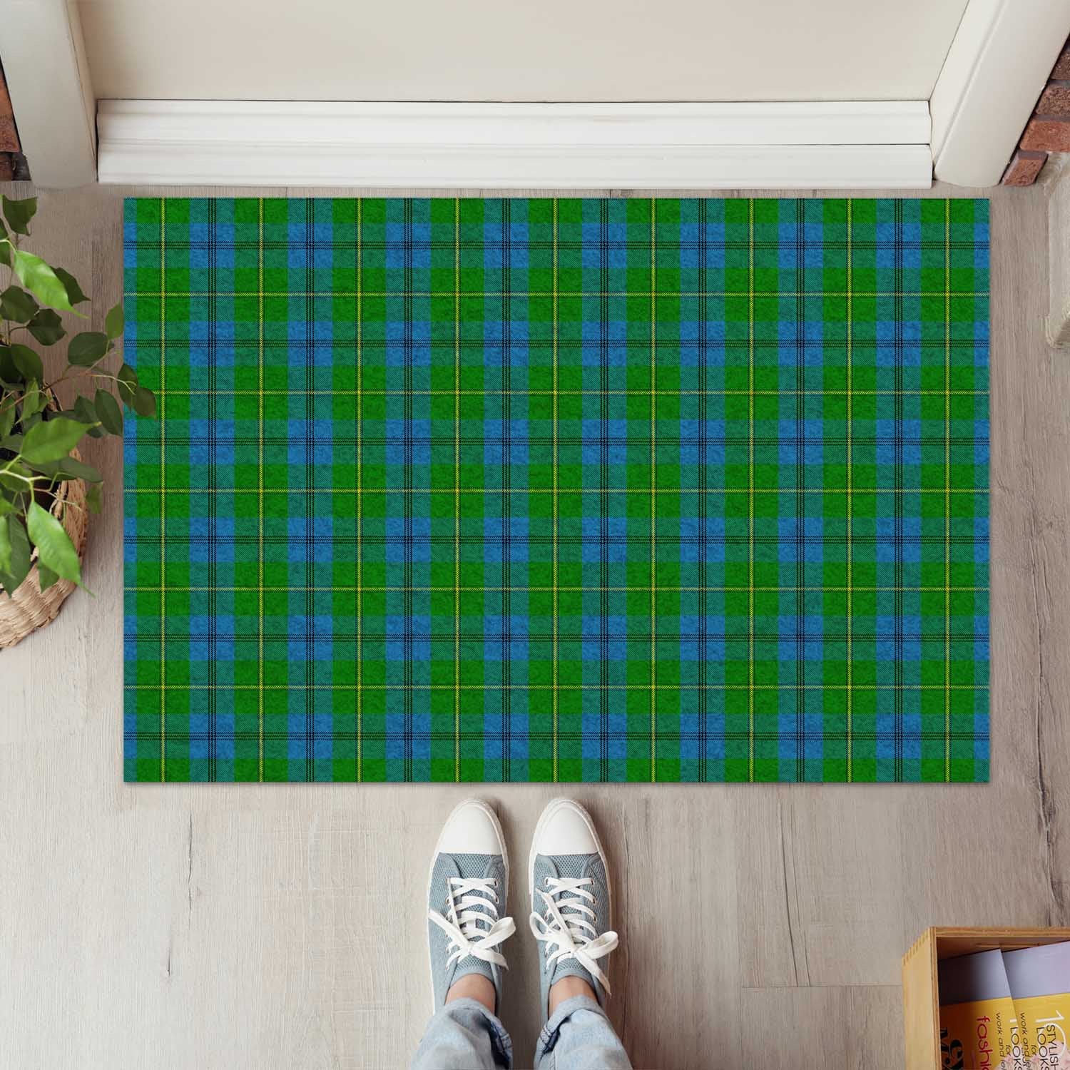 Johnstone-Johnston Tartan Door Mat - Tartanvibesclothing