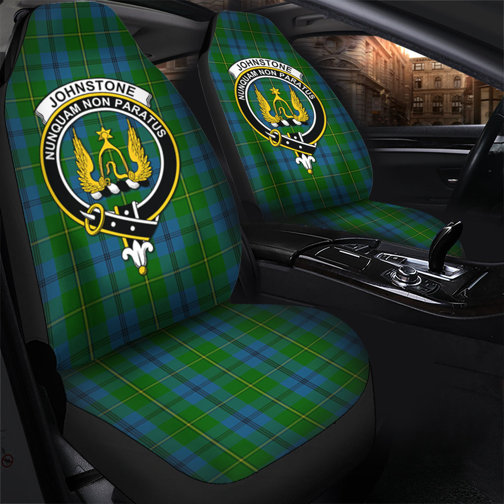 Johnstone (Johnston) Tartan Car Seat Cover with Family Crest - Tartan Vibes Clothing