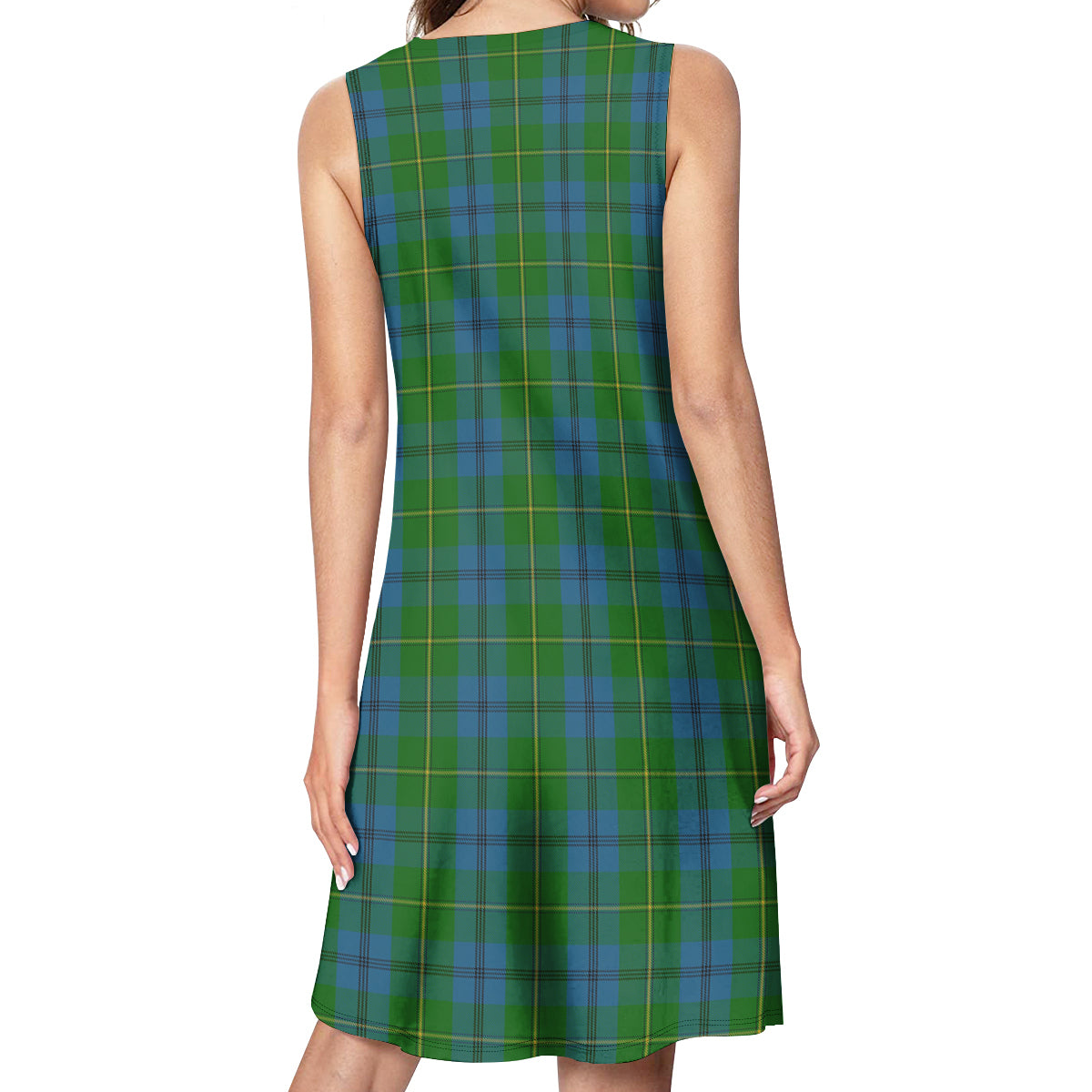 Johnstone-Johnston Tartan Womens Casual Dresses - Tartanvibesclothing