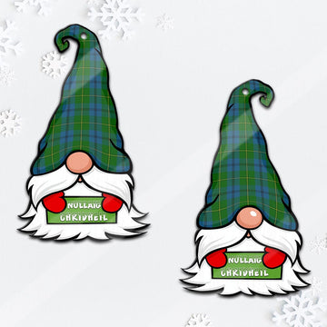 Johnstone (Johnston) Gnome Christmas Ornament with His Tartan Christmas Hat