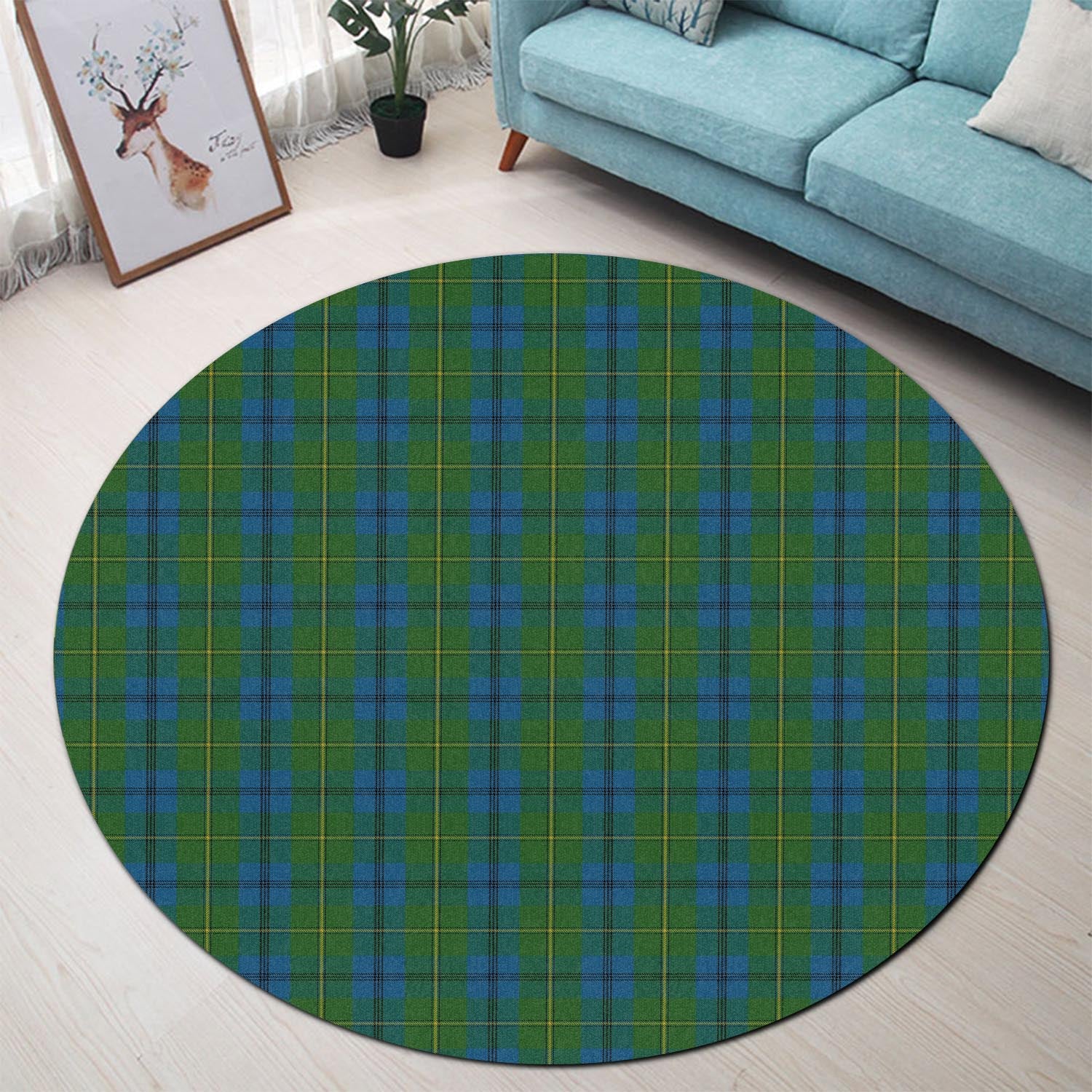 johnstone-johnston-tartan-round-rug