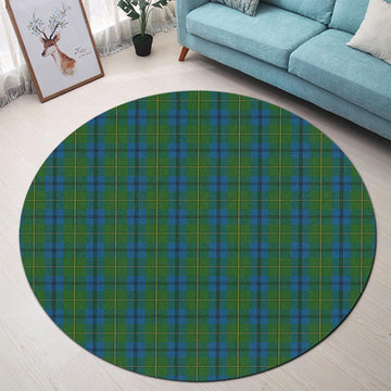 Johnstone (Johnston) Tartan Round Rug