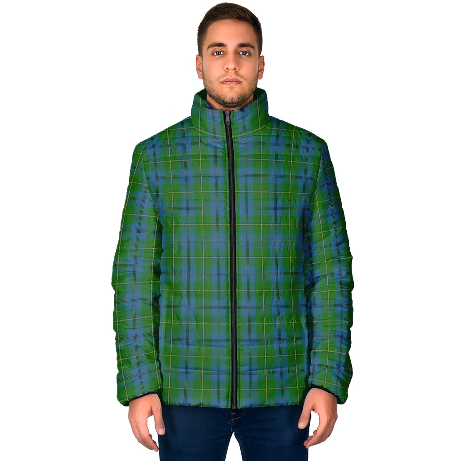 Johnstone (Johnston) Tartan Padded Jacket - Tartan Vibes Clothing