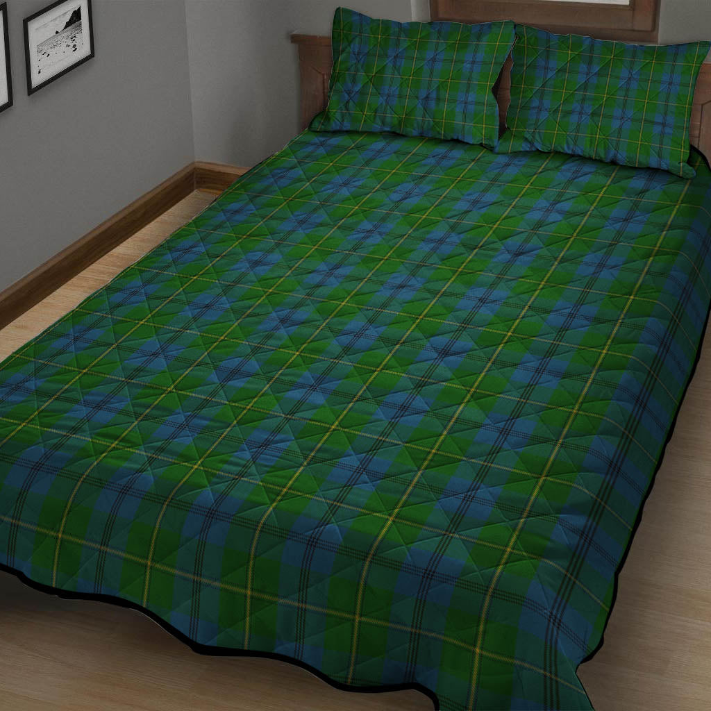 Johnstone (Johnston) Tartan Quilt Bed Set - Tartan Vibes Clothing