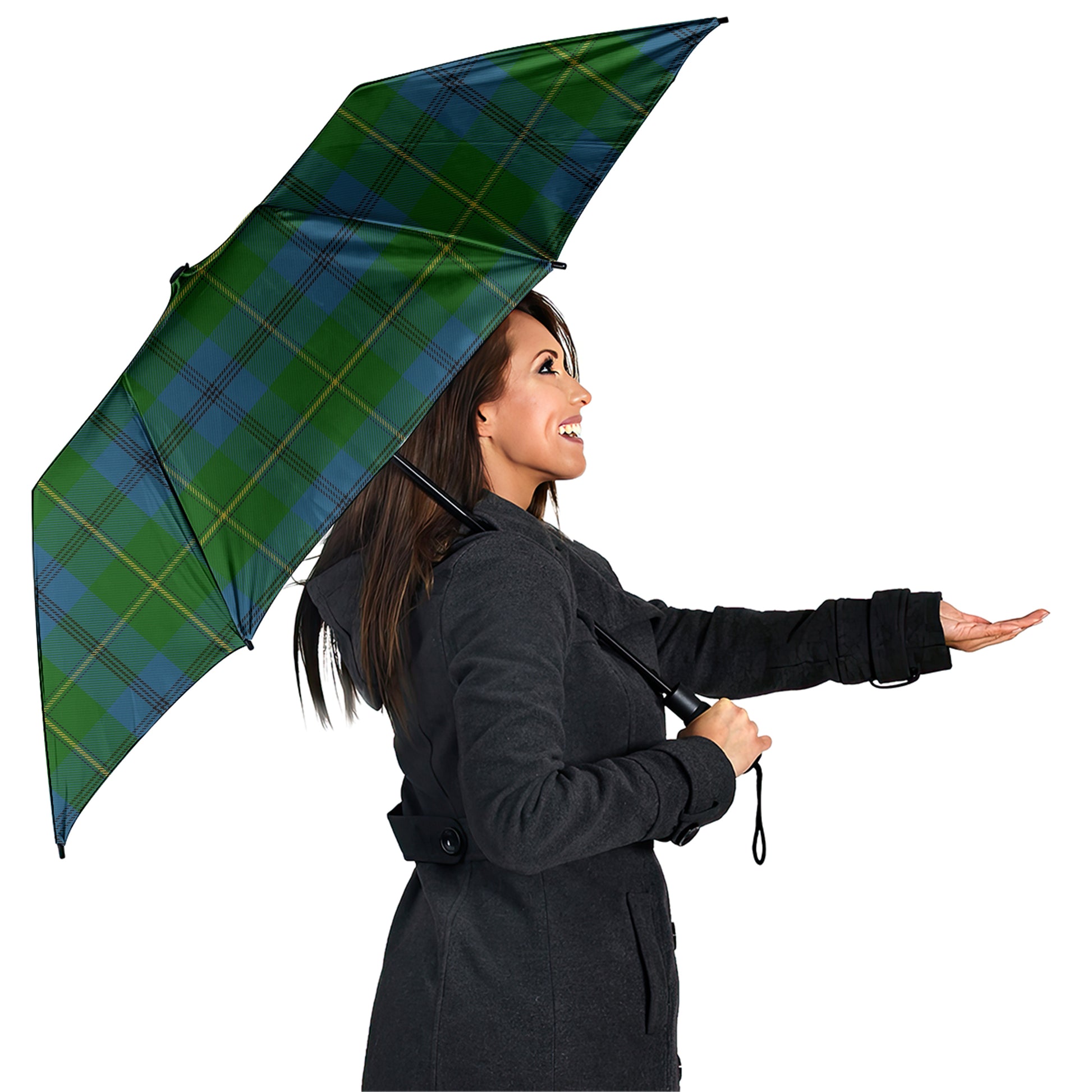 Johnstone-Johnston Tartan Umbrella - Tartanvibesclothing