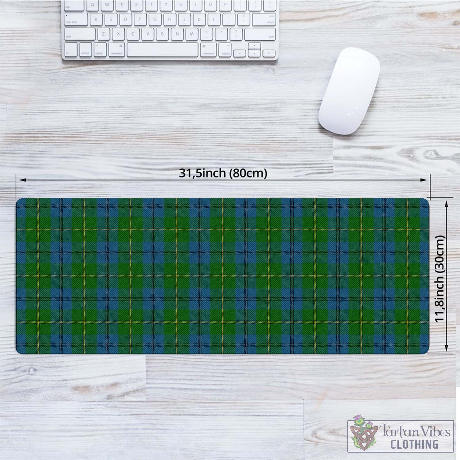 Tartan Vibes Clothing Johnstone-Johnston Tartan Mouse Pad