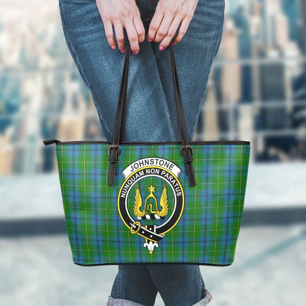 johnstone-johnston-tartan-leather-tote-bag-with-family-crest