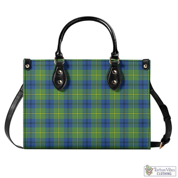 Johnstone Ancient Tartan Luxury Leather Handbags