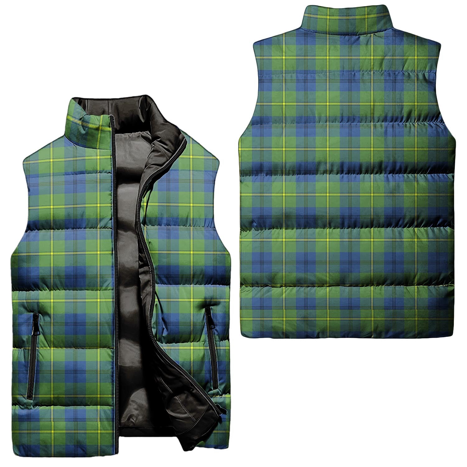 Johnstone-Johnston Ancient Tartan Sleeveless Puffer Jacket Unisex - Tartanvibesclothing