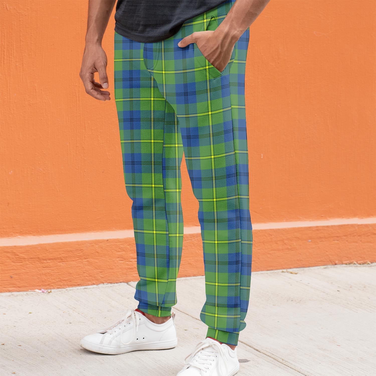 Johnstone Ancient Tartan Joggers Pants S - Tartan Vibes Clothing