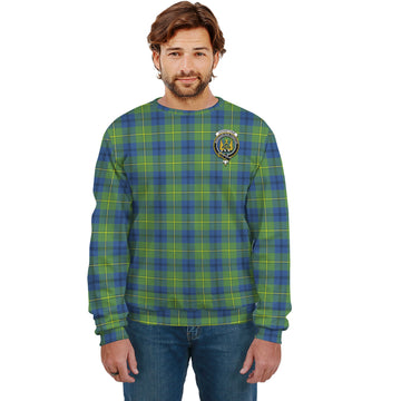 Johnstone Ancient Tartan Sweatshirt with Family Crest