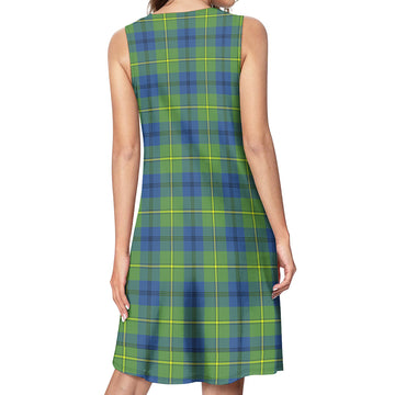 Johnstone Ancient Tartan Womens Casual Dresses