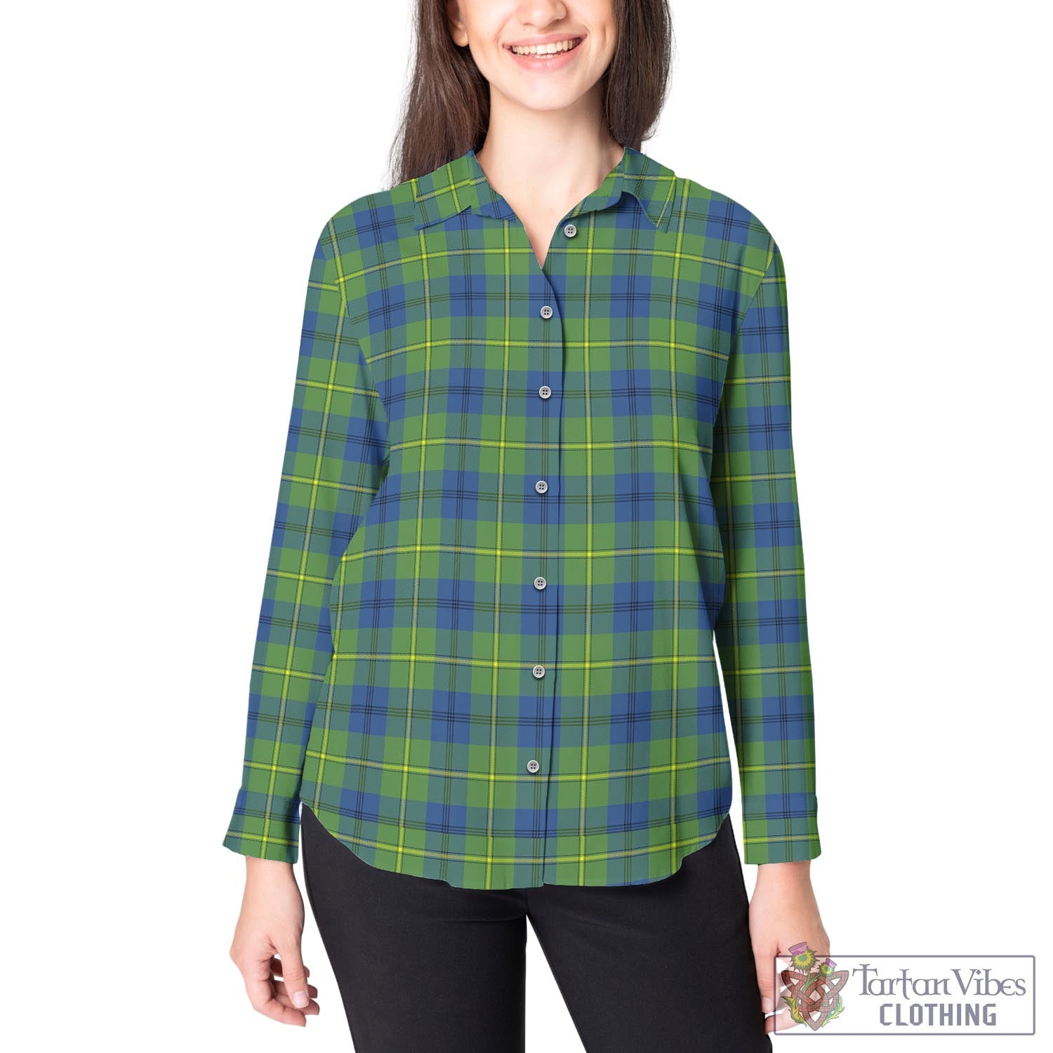 Johnstone-Johnston Ancient Tartan Womens Casual Shirt