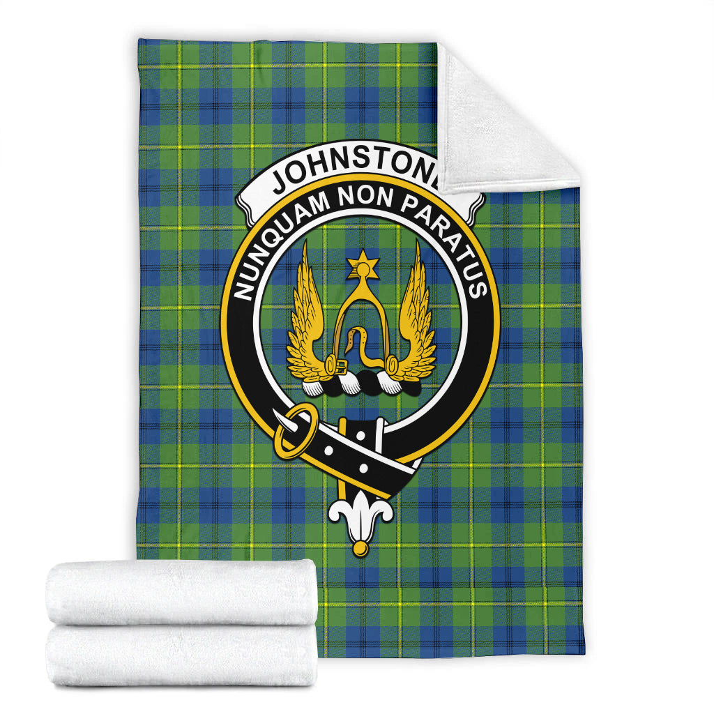 johnstone-johnston-ancient-tartab-blanket-with-family-crest