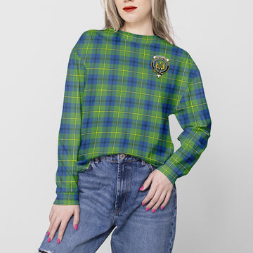 Johnstone Ancient Tartan Sweatshirt with Family Crest