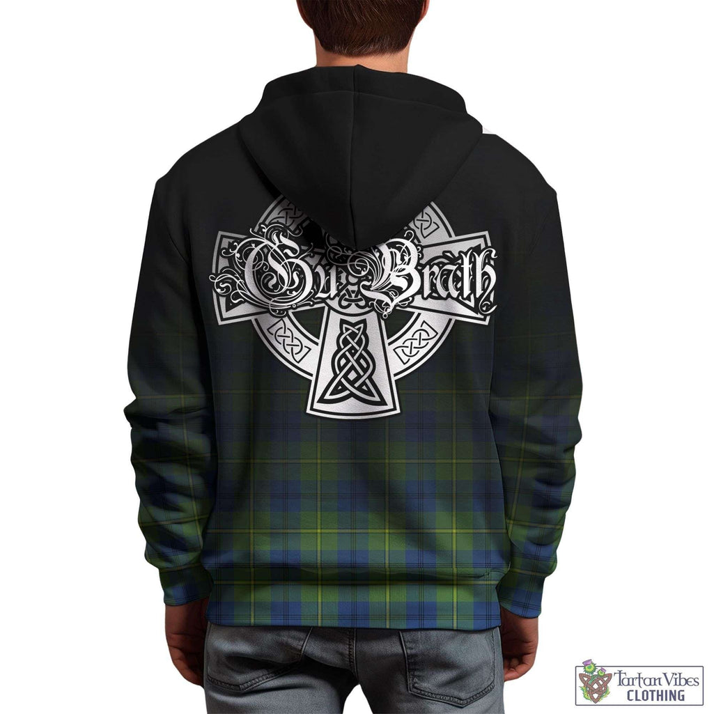 Tartan Vibes Clothing Johnstone-Johnston Ancient Tartan Hoodie Featuring Alba Gu Brath Family Crest Celtic Inspired