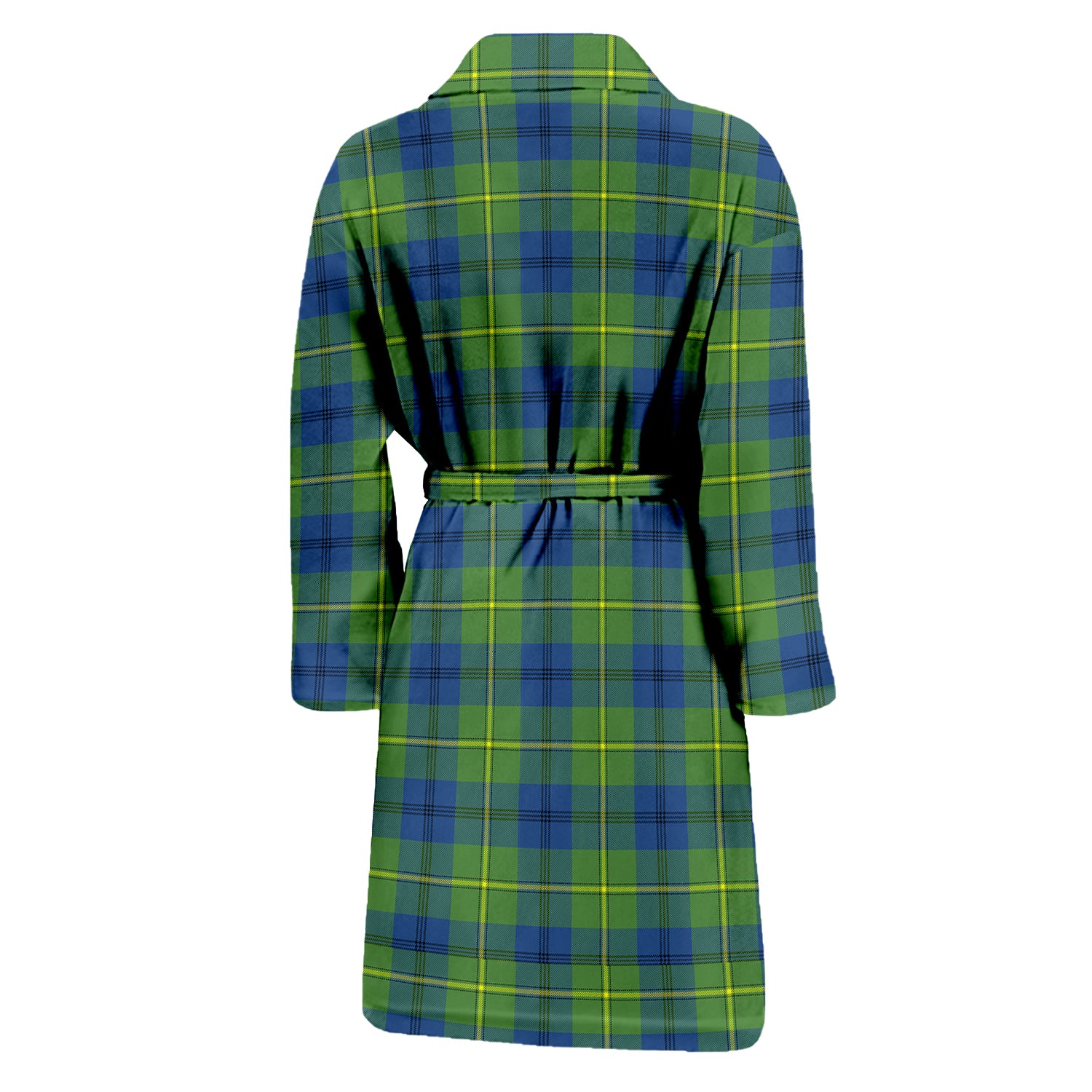 Johnstone Ancient Tartan Bathrobe with Family Crest - Tartan Vibes Clothing