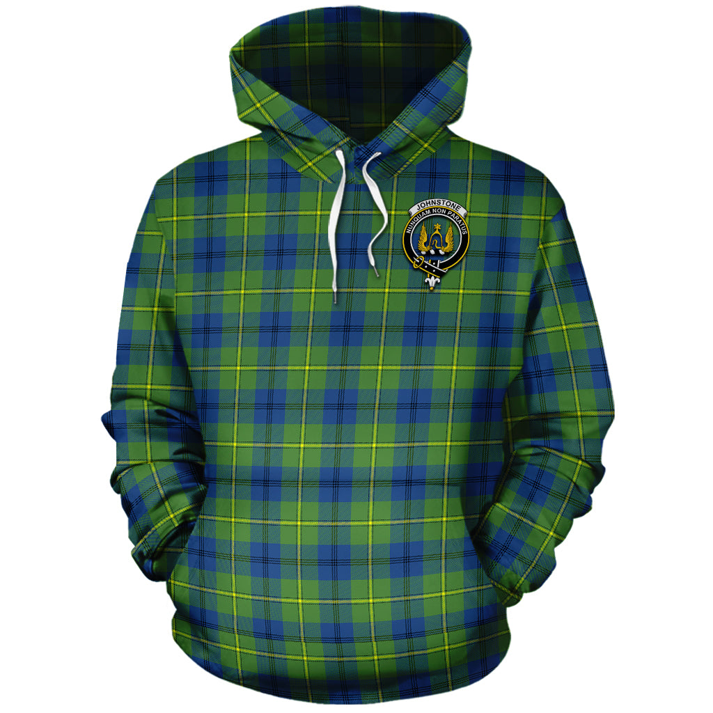 Johnstone Ancient Tartan Hoodie with Family Crest