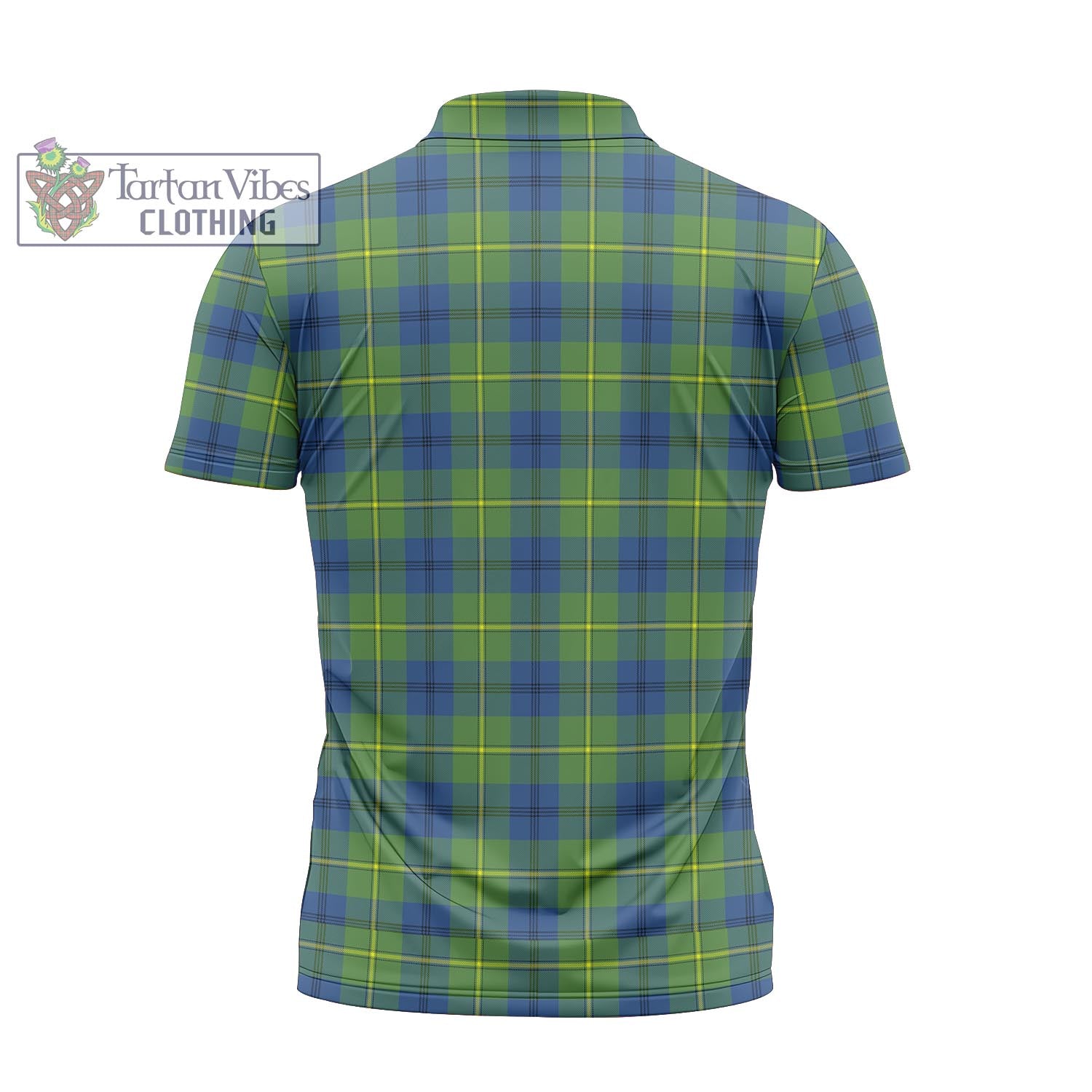 Tartan Vibes Clothing Johnstone-Johnston Ancient Tartan Zipper Polo Shirt with Family Crest