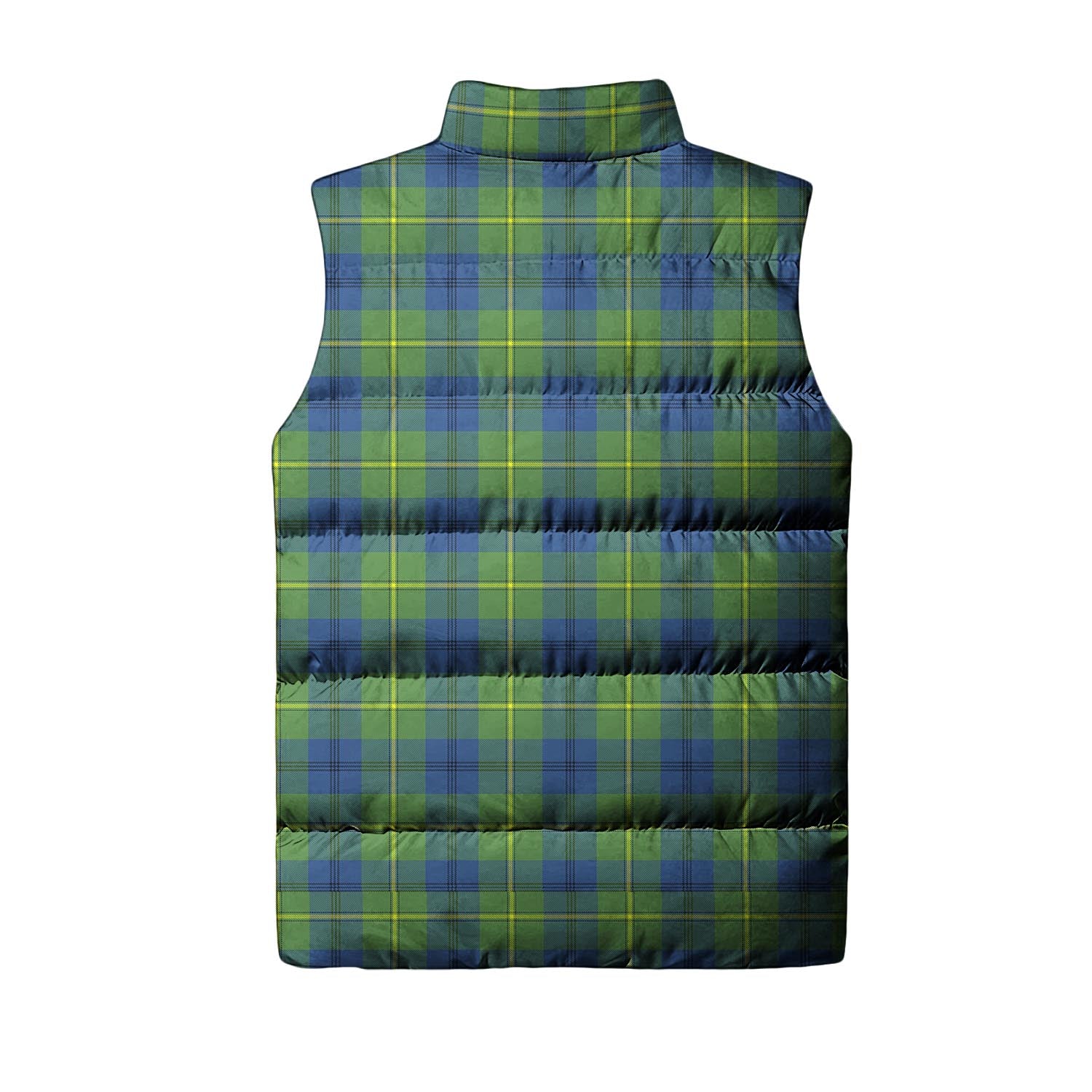 Johnstone-Johnston Ancient Tartan Sleeveless Puffer Jacket with Family Crest - Tartanvibesclothing