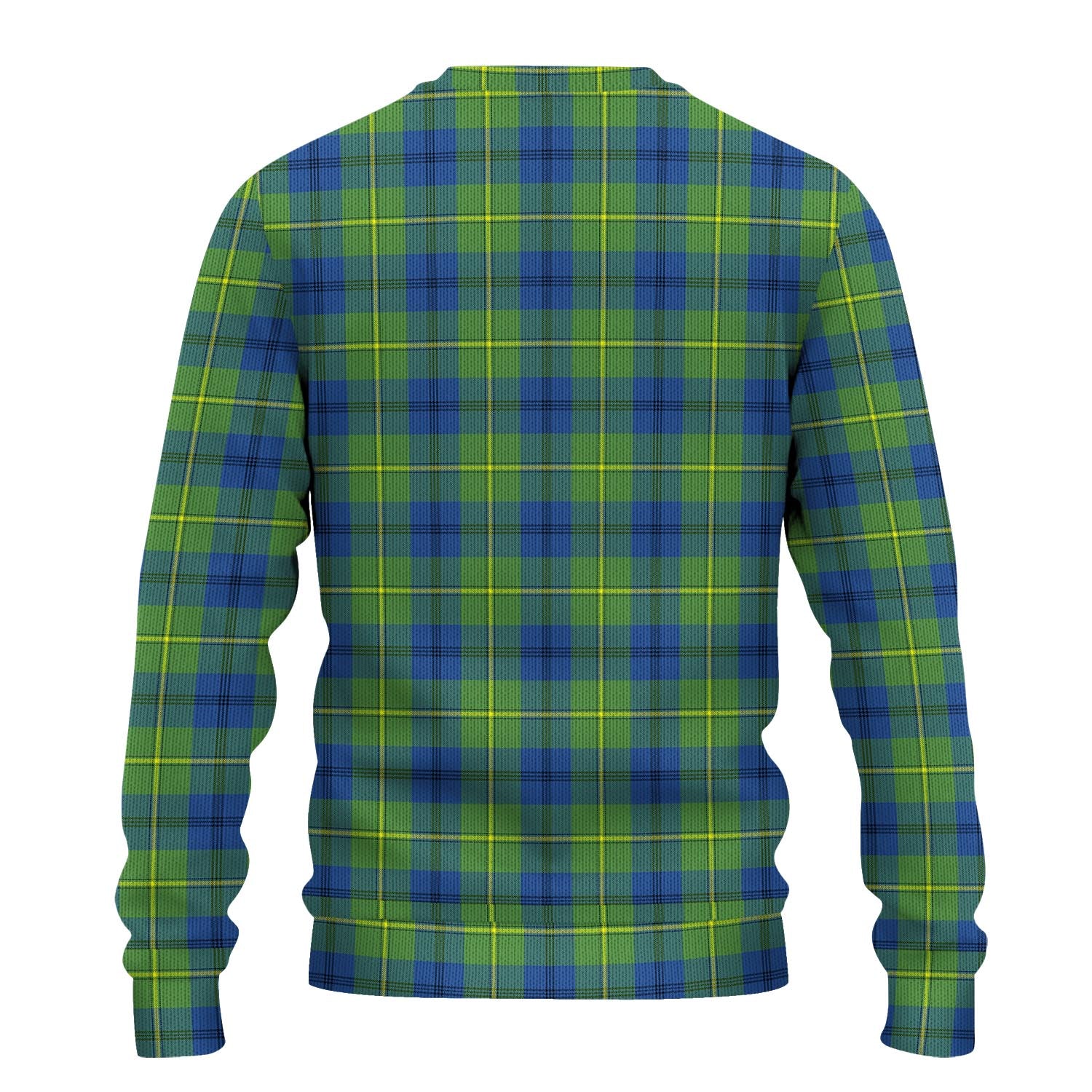 Johnstone-Johnston Ancient Tartan Knitted Sweater with Family Crest - Tartanvibesclothing