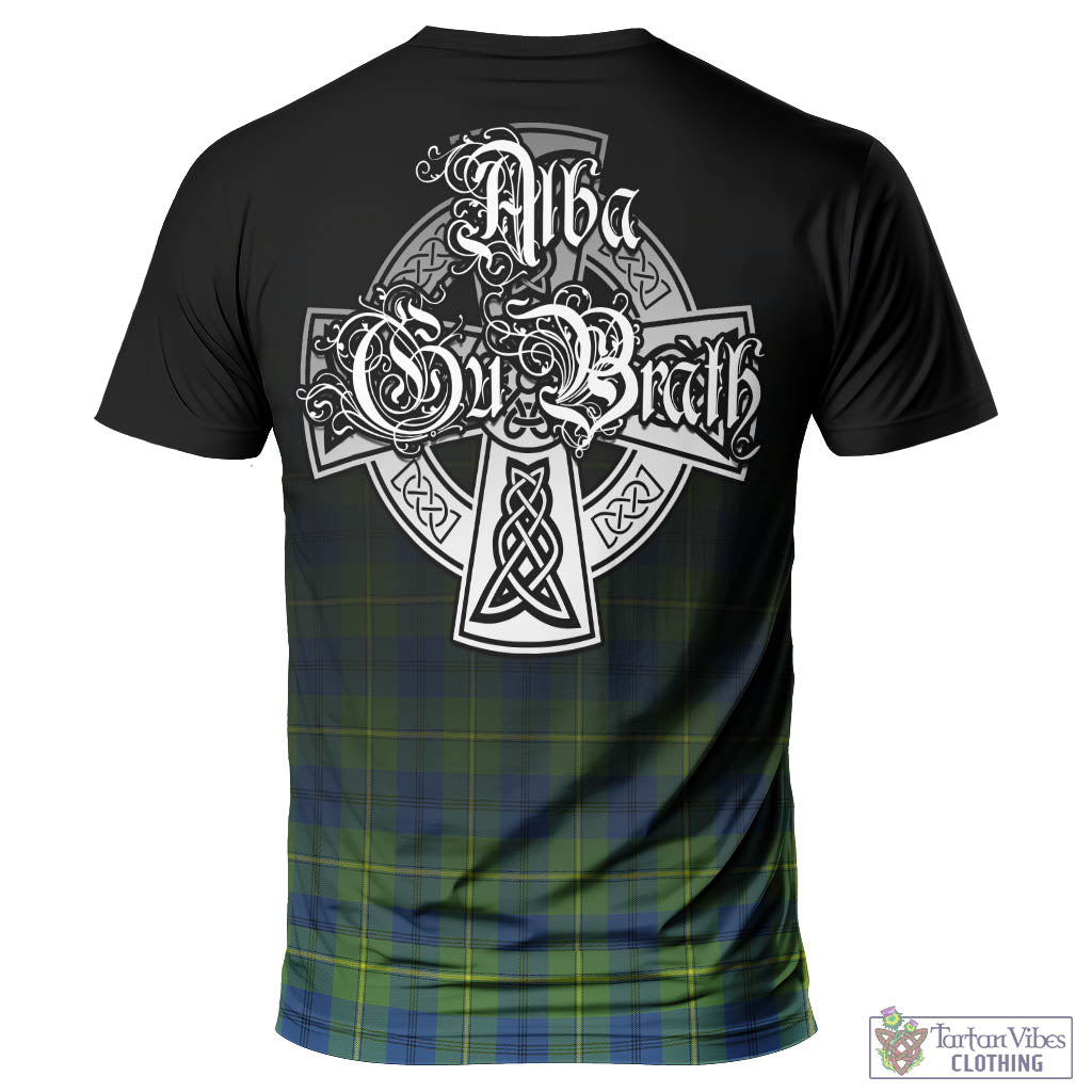 Tartan Vibes Clothing Johnstone-Johnston Ancient Tartan T-Shirt Featuring Alba Gu Brath Family Crest Celtic Inspired