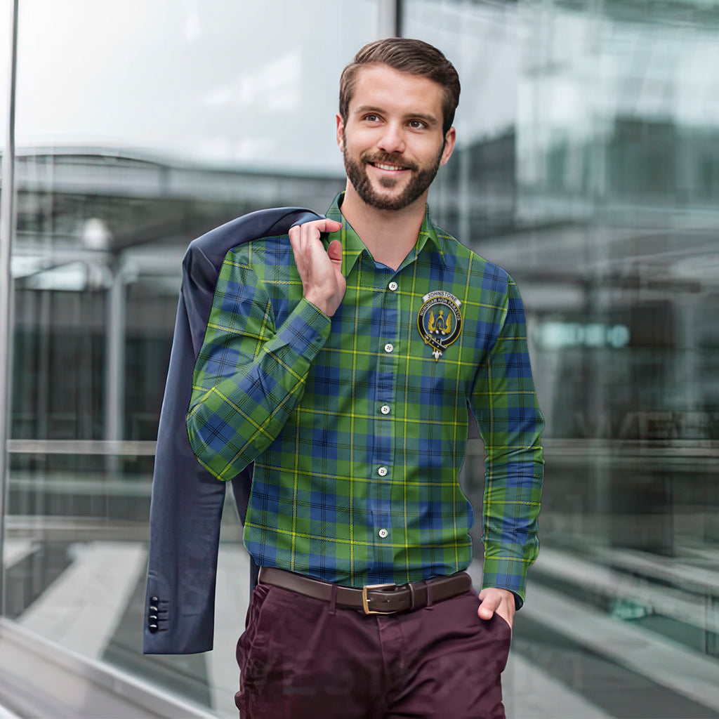 johnstone-johnston-ancient-tartan-long-sleeve-button-up-shirt-with-family-crest