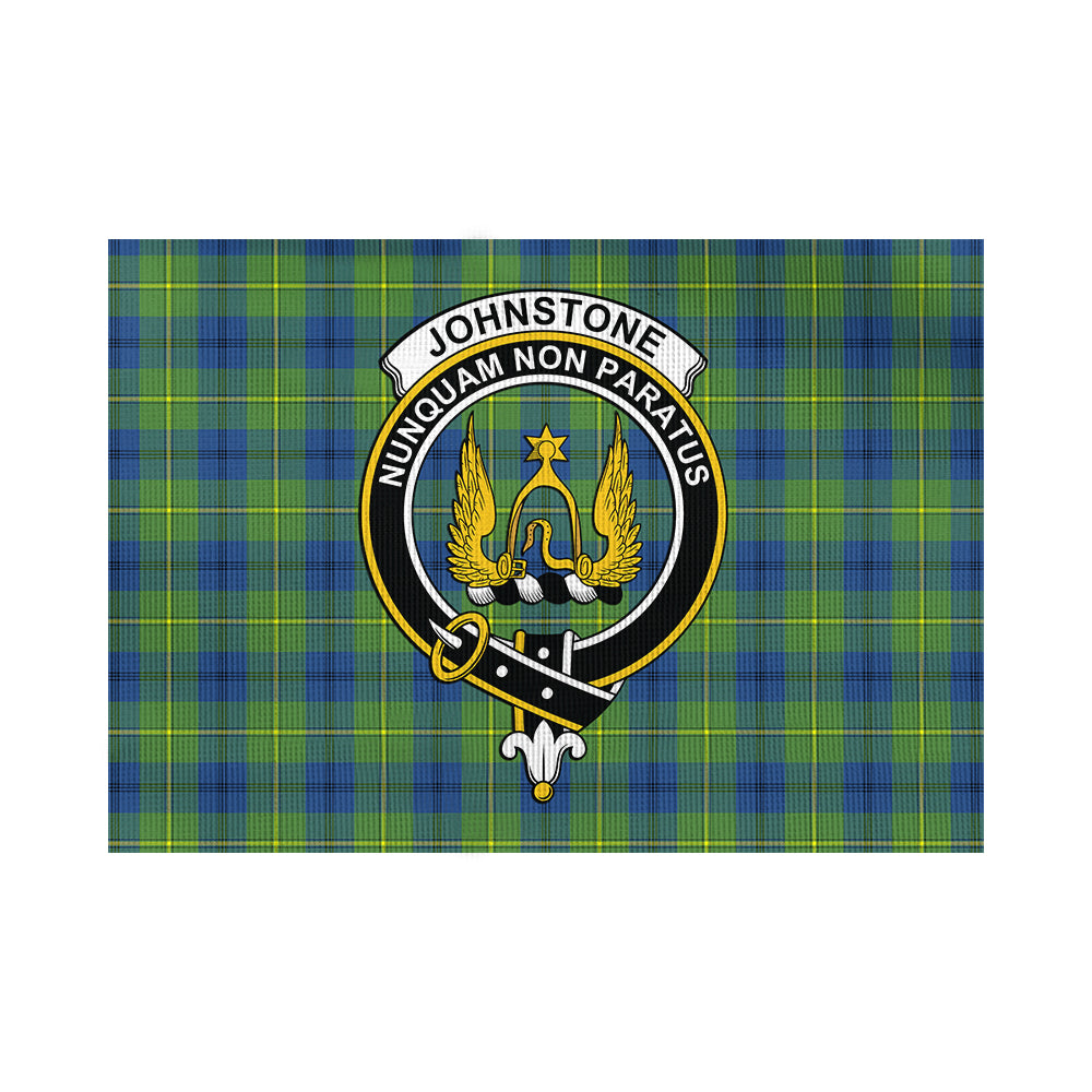 Johnstone Ancient Tartan Flag with Family Crest - Tartan Vibes Clothing